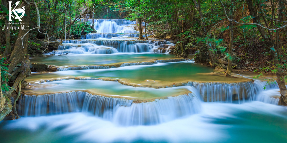 آبشار اراوان erawan waterfall